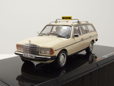 Mercedes 200 T S123 Kombi Taxi 1979 beige Modellauto 1:43...