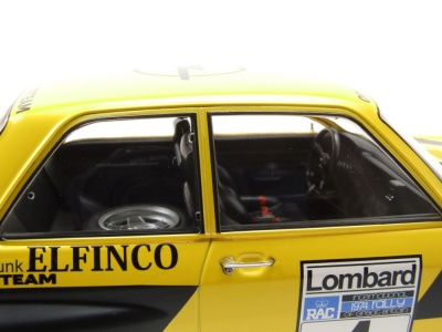 Opel Ascona A #4 RAC Rallye 1974 gelb Röhrl Geistdörfer Modellauto 1:18 MCG