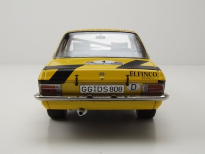 Opel Ascona A #4 RAC Rallye 1974 gelb Röhrl Geistdörfer Modellauto 1:18 MCG