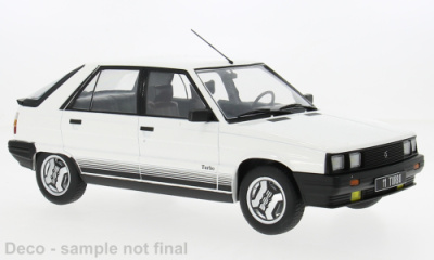 Renault 11 Turbo 1985 weiß Modellauto 1:18 MCG