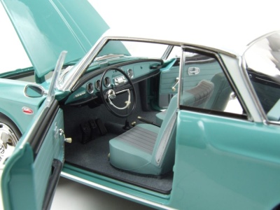 VW Karmann Ghia 1500 Typ 34 1961 hellgrün weiß Modellauto 1:18 Norev