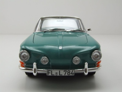 VW Karmann Ghia 1500 Typ 34 1961 hellgrün weiß Modellauto 1:18 Norev