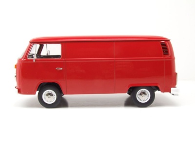 VW T2 b Bus Kastenwagen 1972 rot Modellauto 1:18 KK Scale