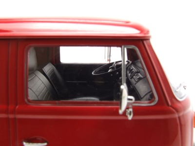 VW T2 b Bus Kastenwagen 1972 rot Modellauto 1:18 KK Scale