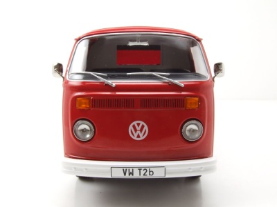 VW T2 b Bus Kastenwagen 1972 rot Modellauto 1:18 KK Scale