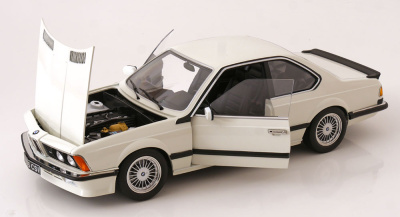 BMW M635 CSI 1987 weiß Modellauto 1:12 KK Scale