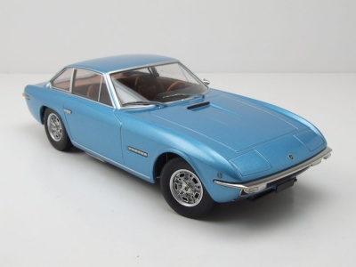 Lamborghini Islero S 1969 hellblau metallic Modellauto 1:18 KK Scale