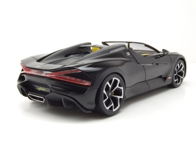 Bugatti W16 Mistral schwarz Modellauto 1:18 Bburago