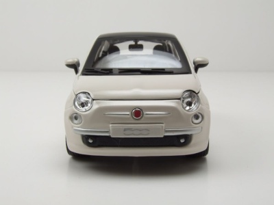 Fiat 500 2007 weiß Modellauto 1:24 Bburago