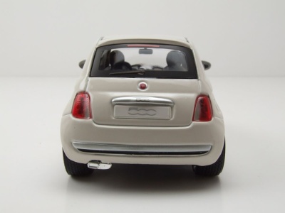 Fiat 500 2007 weiß Modellauto 1:24 Bburago