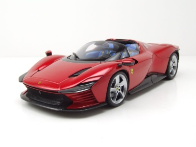 Ferrari Daytona SP3 rot Modellauto 1:18 Bburago Signature