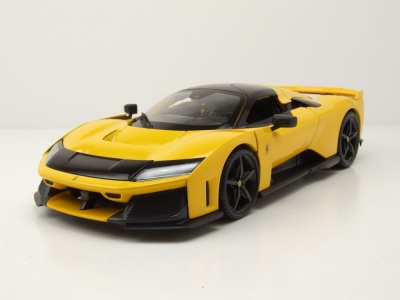 Ferrari F80 2024 gelb Modellauto 1:18 Bburago