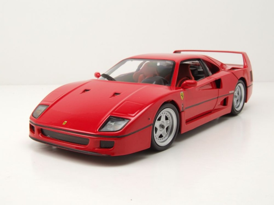 Ferrari F40 rot 1987 Modellauto 1:18 Bburago