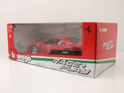 Ferrari F40 rot 1987 Modellauto 1:18 Bburago