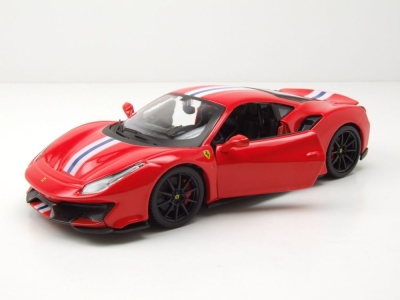 Ferrari 488 Pista 2018 rot Modellauto 1:24 Bburago