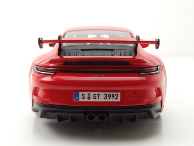 Porsche 911 GT3 2023 rot Modellauto 1:18 Maisto