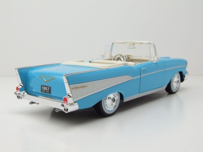 Chevrolet Bel Air Convertible 1957 hellblau Modellauto...