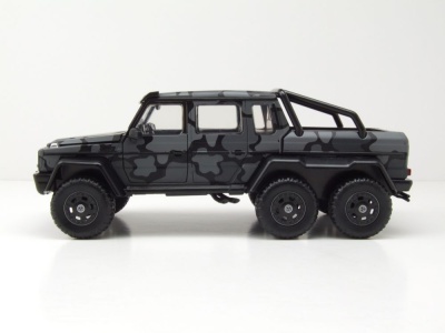 Mercedes G63 AMG 6x6 Pink Slips Pick Up grau schwarz Modellauto 1:24 Jada Toys