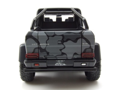Mercedes G63 AMG 6x6 Pink Slips Pick Up grau schwarz Modellauto 1:24 Jada Toys