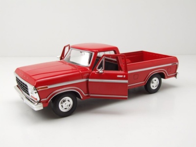 Ford F-150 Custom Pick Up 1979 rot Modellauto 1:24 Motormax