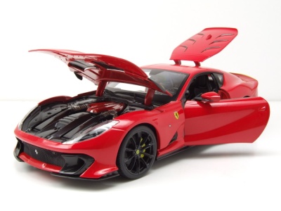Ferrari 812 Competizione 2021 rot Modellauto 1:18 Bburago