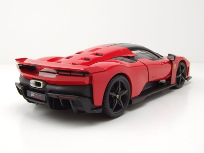 Ferrari F80 2024 rot schwarze Felgen Modellauto 1:18...