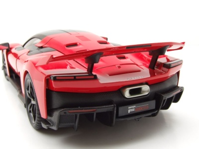Ferrari F80 2024 rot schwarze Felgen Modellauto 1:18 Bburago Signature
