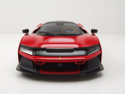 Ferrari F80 2024 rot schwarze Felgen Modellauto 1:18 Bburago Signature
