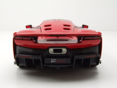 Ferrari F80 2024 rot schwarze Felgen Modellauto 1:18 Bburago Signature