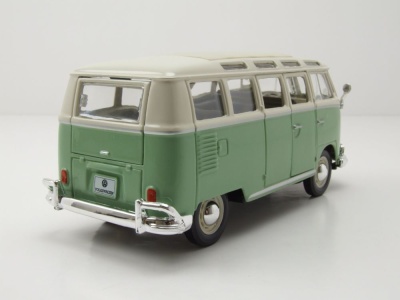 VW T1 Samba Bus 1962 hellgrün weiß Modellauto...