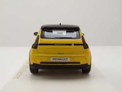 Renault 5 E-Tech 100% Electric 2024 gelb schwarz Modellauto 1:43 Norev