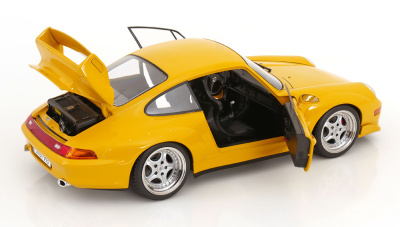 Porsche 911 (993) GT2 Speedline Felgen 1996 gelb Modellauto 1:12 KK Scale