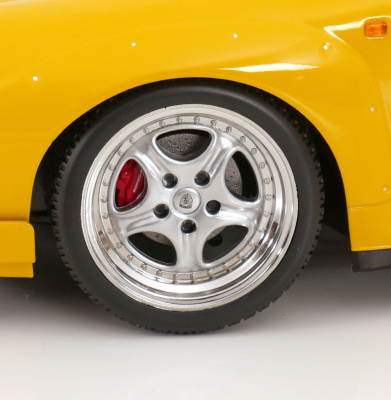 Porsche 911 (993) GT2 Speedline Felgen 1996 gelb Modellauto 1:12 KK Scale
