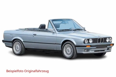 BMW 325i Cabrio E30 1991 gletscher blau Modellauto 1:18...
