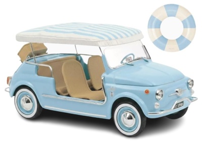 Fiat 500 Jolly 1965 hellblau Modellauto 1:18 Norev