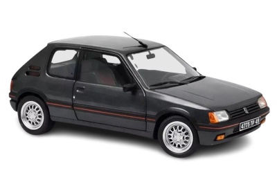 Peugeot 205 GTi 1.6 1989 grau Modellauto 1:18 Norev