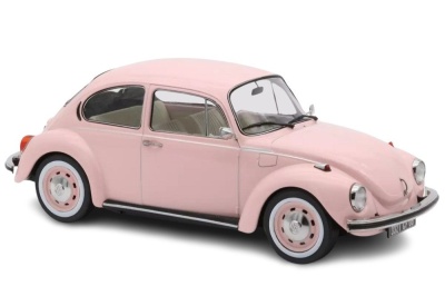 VW 1303 Käfer 1973 pastel pink Modellauto 1:18 Norev