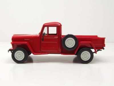 Willys Jeep Pick Up 1947 rot Modellauto 1:24 Welly