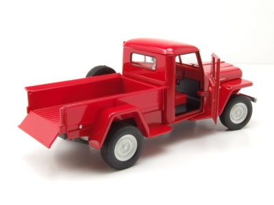 Willys Jeep Pick Up 1947 rot Modellauto 1:24 Welly