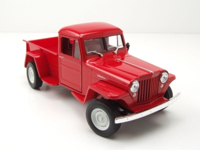 Willys Jeep Pick Up 1947 rot Modellauto 1:24 Welly