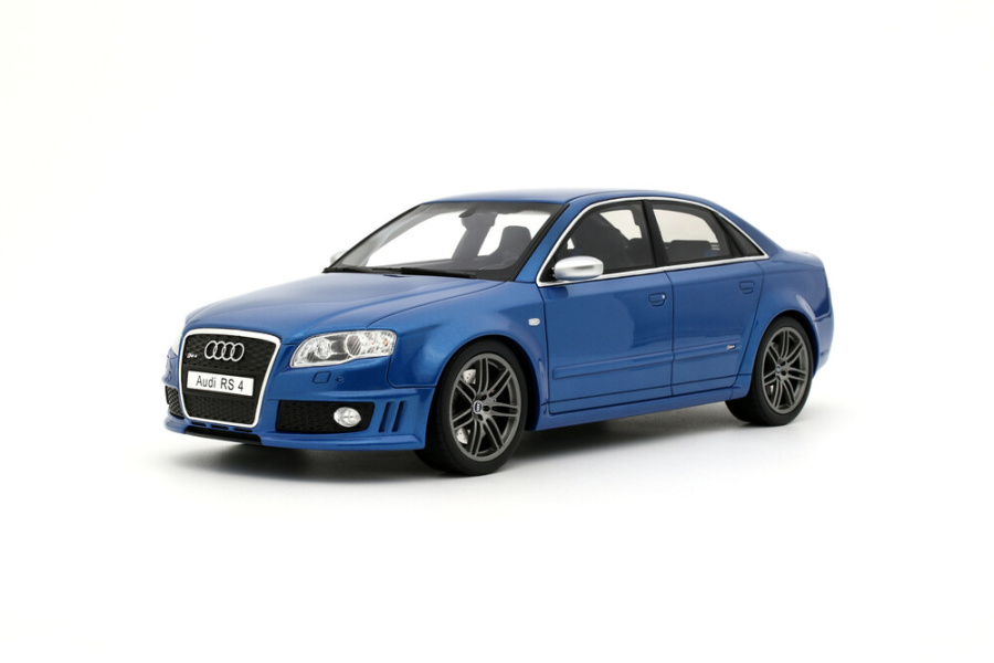 Modellauto Audi RS4 B7 2007 blau 1:18 Ottomobile bei