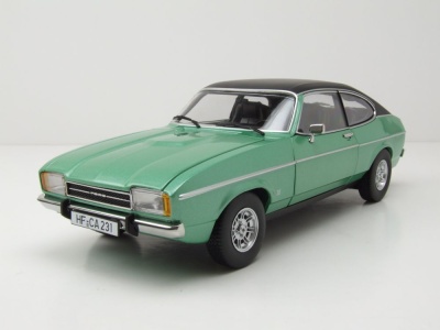 Ford Capri 2 Ghia 3.0 1974 hellgrün metallic schwarz...