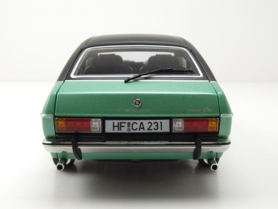 Ford Capri 2 Ghia 3.0 1974 hellgrün metallic schwarz Modellauto 1:18 Touring Modelcars