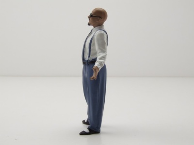 Figur Hanging Out 3 #1 Mann blaue Hose für 1:18 Modelle American Diorama