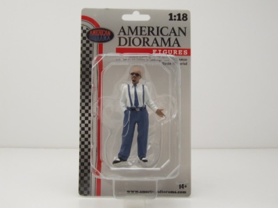 Figur Hanging Out 3 #1 Mann blaue Hose für 1:18 Modelle American Diorama