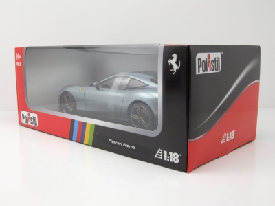 Ferrari Roma 2019 grau metallic Modellauto 1:18 Polistil