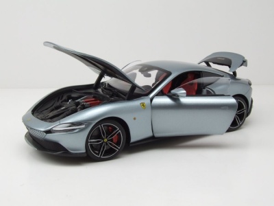 Ferrari Roma 2019 grau metallic Modellauto 1:18 Polistil
