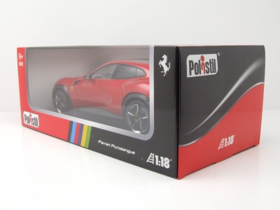Ferrari Purosangue 2022 magma rot metallic Modellauto 1:18 Polistil