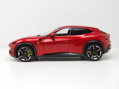 Ferrari Purosangue 2022 magma rot metallic Modellauto 1:18 Polistil