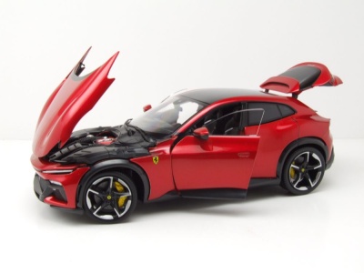 Ferrari Purosangue 2022 magma rot metallic Modellauto 1:18 Polistil